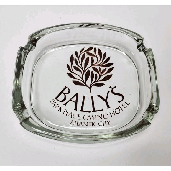 Other - Vintage Bally's Park Place Casino Hotel Clear Glass Ashtray Atlantic City NJ